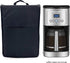 Wanty Water-Resistant Nylon Dust Cover Protector for Cuisinart DCC-3200P1 Perfectemp Coffee Maker, 14 Cup Progammable with Glass Carafe...