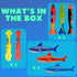 Haktoys Pool Diving Torpedo Toys: Underwater Sinking Torpedoes, Sharks and Squids Set - Indoor and Outdoor Swimming Activity...
