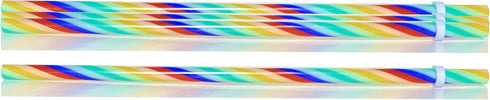 Generic 24 oz Reusable Color Changing Rainbow Cup with Rainbow Straw and Lid 4 Pack,Multicolor...