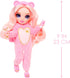 Rainbow High Jr High PJ Party - Bella, Pink 9" Posable Fashion Doll with Soft Onesie, Slippers, Fun Play Accessories, Great Toy Gift for Girls Kid...