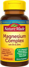 Nature Made Magnesium Complex with Vitamin D and Zinc Supplements, Magnesium Supplement for Muscle, Nerve, Heart & Bone Support with Vitamin D3 & ...