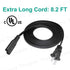 8.2ft Power Cord for Klipsch R-41PM R-51PM The One Plus Premium Bluetooth Speaker 2 Prong AC Power Cord Cable Replacement...