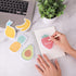 Cobee Cute Fruit Sticky Notes, 6 Pack Large Fruit Cartoon Sticky Notes Fruit Shape Markers Flags Cartoon Large Self-Stick Memo Pads Students Home ...