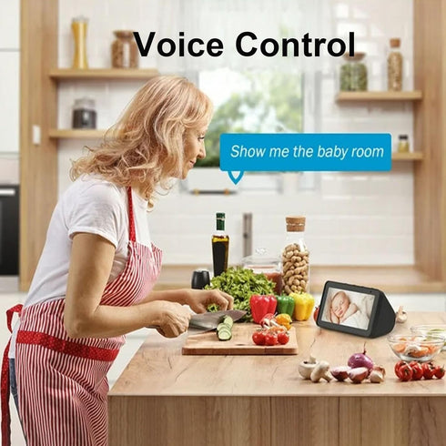 Indoor Camera for Home Security 360°, 1080p Pet Cameras with Pan&Tilt, Night Vision, Motion Detection, 2-Way Audio, Compatible with Alexa/Google A...