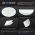 7 cm Lab Filter Paper, Standard Grades 1, 2, 4 - ZENPORE Fast, Medium, Slow Flow 70 mm (Bundle of 3 x 100 discs)...