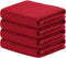 joybest Cotton Kitchen Towels, 4-Pack Waffle Weave Ultra Soft Absorbent Dish Towels Quick Drying Kitchen Dish Cloths, 18 in x 28 in, Red...