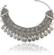 idealway Retro Boho Tribal Tassel Collar Bib Chain Chunky Pendant Statement Necklace Choker for Women...