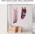 ZEDODIER Tank Top Hanger, Space Saving Bra Hamgers, Non-Slip Hanging Sport Bras Holder, Closet Organizers and Storage for Camisoles Tank Tops Bras...