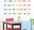 DECOWALL DS-8014 Colourful Animal Alphabet ABC Kids Wall Stickers Wall Decals Peel and Stick Removable Wall Stickers for Kids Nursery Bedroom Livi...