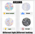 18 Pcs Circle Window Clings - Anti-Collision Window Decals to Save Birds from Window Collisions,Non Adhesive Window Clings, Rainbow Stickers...