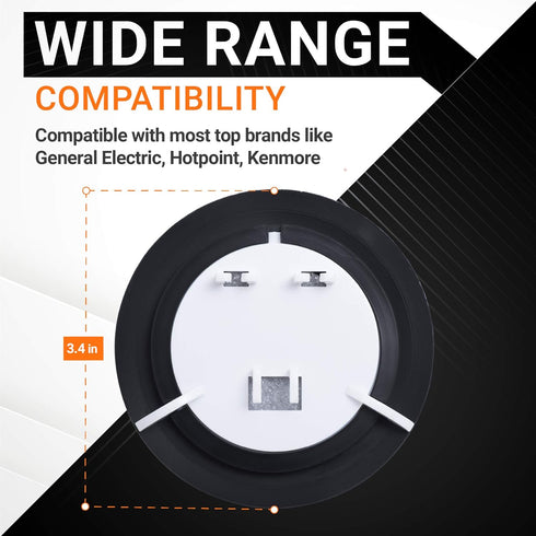 BlueStars Upgraded WR17X11653 Refrigerator Ice Dispenser Door Flap Replacement Part – Compatible with G.E & Kenmore Refrigerators - Replaces AP367...