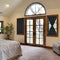 PiccoCasa Blackout French Door Curtain Panel - Blackout Door Curtain Solid Drapery with Tiebacks - 1 Panel Black W25 x L40...