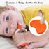 Mombella Clownfish Baby Teether Toys, Teething Toys for Babies 0 3 6 12 Months with Clip, Safe Soft Silicone Infant Teethers Toy 4-9 Months Old So...