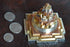 Sri Meru Yantra, Shree Chakra, Maha Meru in Astadhatu Size 3" Inch - Spiritual Powers, Vaastu Dosh, Prosperity - 3D...