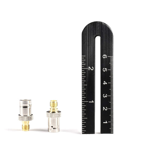 Gold SMA Female to BNC Female Adapter - 4 Pack Coupler - Male to Female Coaxial (RF) Connector, Compatible with RF, SDI, HD-SDI, CCTGV, Camera...