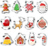 Kaishane Cookie Cutters Christmas Shapes Set of 12 - Gingerbread Man, Snowflake, Christmas Tree & More Shapes Stainless Steel Biscuits Cutter...