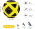 Dog Ball Toy, Jingle Bell Inside for Gift, Rubber Squeaky Toy, Interactive Smart Ball with Holes, Ideal for Puppies, Small, Medium and Blind Dogs,...