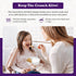 2 Pack - Just Crunch Anti-Soggy Cereal Bowl - Keeps Cereal Fresh & Crunchy | BPA Free | Microwave Safe | Ice Cream & Topping, Yogurt & Berries, Fr...