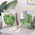 Outdoor Throw Pillow Covers 18x18 Set of 4 Waterproof Summer Tropical Leaves Pillow Covers Palm Monstera Leaf Decorative Cushion Case for Patio Fu...