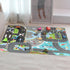 Kids Carpet Playmat Rug, Car Play Mat Felt Cloth Kids Rugs Foldable Non Slip Kids Rug for Playroom Kids Play Rug Suitable for Home Indoor Outdoor ...