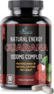 Natural Energy Guarana 1000MG - provides 200MG of herbal caffeine (2 cups coffee), antioxidants, boost energy, natural caffeine tablets, 90 Tablet...