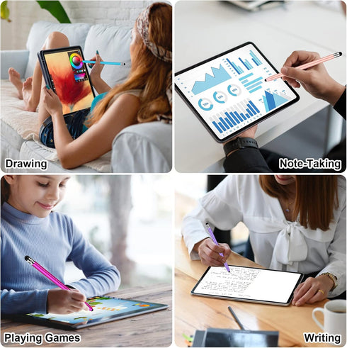 Stylus Pens for Touch Screens, CCIVV 4-Pack Stylus Compatible with iPhone, iPad Pro, Samsung Galaxy, Tablets and All capacitive Touch Screen Devic...