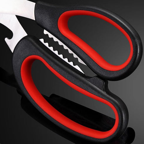 Kitchen Scissor Heavy Duty Poultry Shear All Purpose BBQ Meat Steak Food Cooking Cutting Stainless Steel Ultra Sharp with Toothing Blade...
