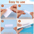50-Pcs File Folder Labels for Hanging Folders Inserts File Tabs, 4-Inch Split File Organizer Inserts Plastic Tabs for School Learning, Office Supp...