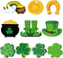 200 Pcs St Patrick's Day Shamrock Cutouts St Patrick's Day Bulletin Board Decor with 400 Shamrock Cartoon Irish Lucky Green Paper Cut Outs for St ...