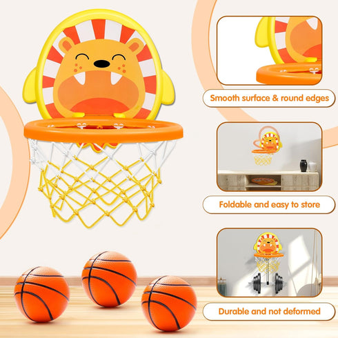 Baby Bath Basketball Hoop Toddler Indoor Toys for Kid Boys 1 2 3 4 5 Year Old Ages, No Mold Bathtub Toys Shower Toys, Christmas Stocking Stuffers ...