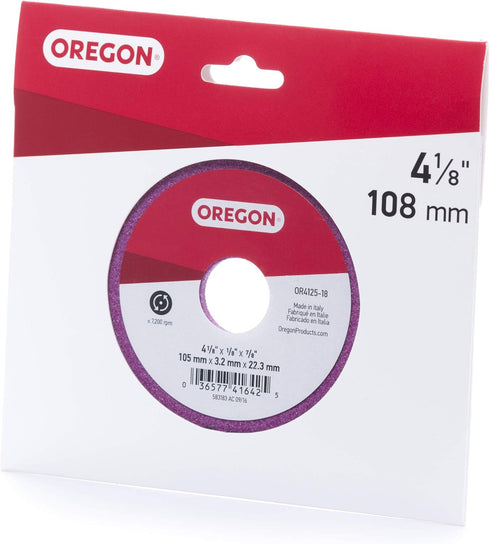 Oregon OR4125-18A Grinding Wheel, 4 1/8" x 1/8"...