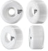 TROUBLE SKATEBOARDS Blank Wheels 55mm Skateboard White Blanks (W2)...