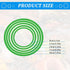 5pcs Aquarium Floating Plant Rings, Foam Floaters Plant Corral Fish Feeding Ring Aquarium Feeding Ring, for Intercepts Floating Plants(Green)...