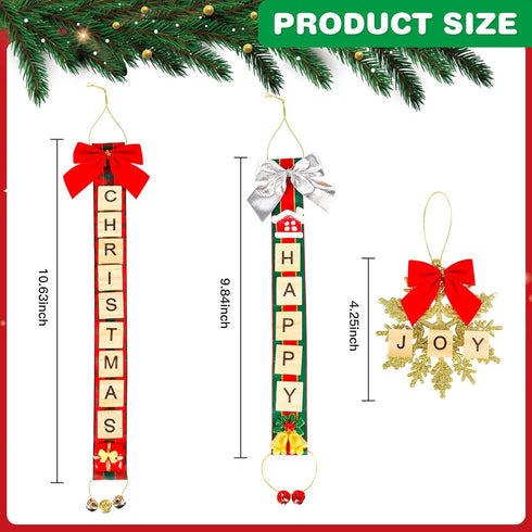 284 Pieces Christmas Ornaments DIY Christmas Tree Ornaments Christmas Arts and Crafts for Kids Adult Xmas Decorations Supplies...