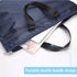 M&G Zipper Pouch with Handle 12x15 in Large Pocket File Bag, A4 Foldable Document Storage Bag for Office Carrying Paper Files Books Filing Folder ...