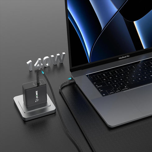 Cable 140W 240W Max Fast Charge & High-Speed Data USB C to C Cable, 5ft, 90° Bendable, Biodegradable Nylon, PD 3.1, Compatible with MacBook Pro, f...
