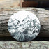 Lahome Mountain Range Coasters - Round Drinks Absorbent Stone Coaster Set with Ceramic Stone and Cork Base for Kinds of Mugs and Cups (Mountain Ra...