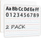 2 Pack Small White Board Set - Double Sided Dry Erase Ruled Lap Boards 9x12 Lined Whiteboard for Kids Student Learning for Student and Classroom U...