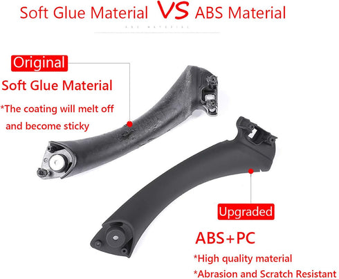 Jaronx for BMW 3 Series E90/E91 Door Handle Replacement Kit, Passenger Outer Cover+Pull Handle for BMW 316 318 320 323 325 328 330 335 (2004-2011)...