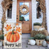 Happy Fall Garden Flag 12×18 Inch Double Sided Vertical Thanksgiving Yard Autumn Pumpkin Outdoor Decor DF076...