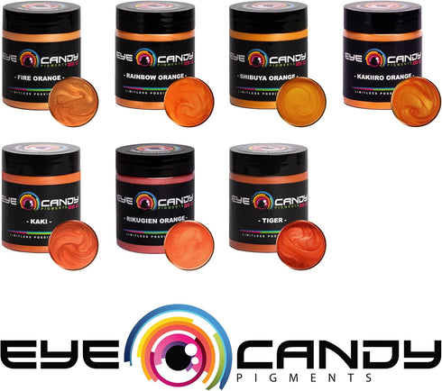 Eye Candy Pigments Premium Orange Mica Powder - Kaki (50gr) - for Epoxy, Resin, Soap, Paint, Woodworking, Acrylic Pouring, Bath Bombs, Fishing Lur...
