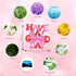 12pcs Preppy Boho Car Air Freshener Essential Oil Hanging Slice Cute Pink Happy Face Air Fresheners Car Interior Accessories for Hanging Rearview ...