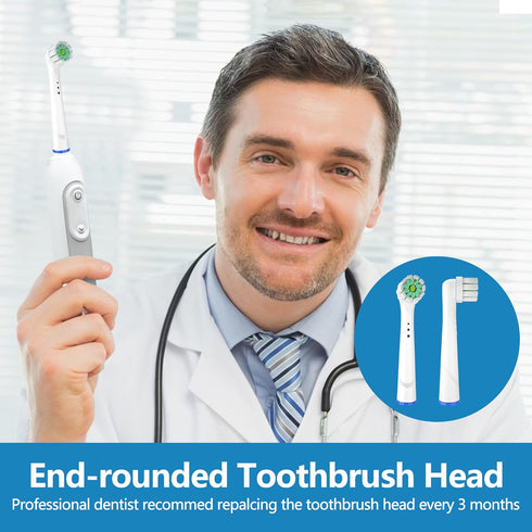 Compitable with Oral B Replacement Brush Heads for Electric Toothbrush Heads Replacement Ultra Soft Bristle for Sensitive Gum Care Toothbrush Head...