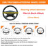 15 Inch Carbon Fiber Car Steering Wheel Cover, Breathable Anti-Slip Automotive Steering Wheel Covers, Car Interior Accessories for Men and Women, ...