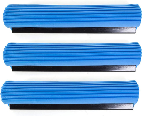 Kitchen + Home PVA Sponge Roller Mop Head Refills - 3 Pack with Replacement Screws...