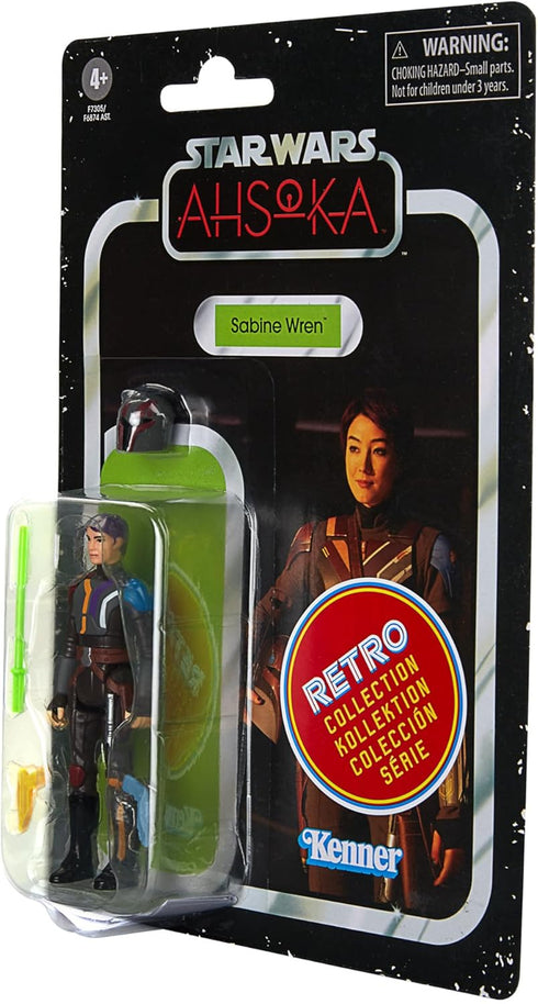 Star Wars Sw Retro MeridianStar Wars - The Retro Collection - Sabine WREN Figure Ahsoka - 9.5 cm Action Figures...