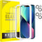 JETech Screen Protector for iPhone 13 mini 5.4-Inch with Camera Lens Protector, Easy-Installation Tool, Tempered Glass Film, 2-Pack Each......