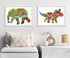 Puzzles for Kids Ages 4-6, 8-10 and Adults 200 Pieces Elephant and 150 Dinosaur Puzzle Animal Shaped Jigsaw Puzzles for Boys Girls Mom Dad Grandki...