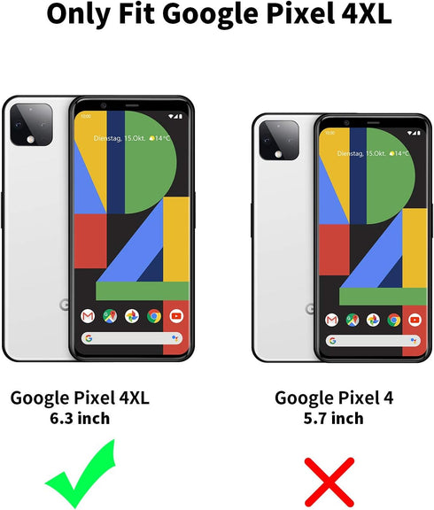 SALAWAT Compatible with Google Pixel 4 XL Case, Clear Cute Gradient Slim Phone Case Cover Reinforced TPU Bumper Hard PC Back Shockproof Protective...