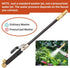 Hydro Jet Deep High Pressure Power Washer with Brass Garden Hose End Power 2 Nozzles for Home Outdoor Window Cleaning Car Water Washing Black(Adju...